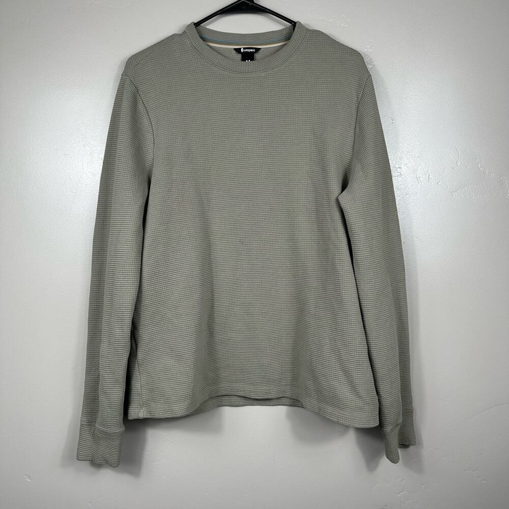 Cotopaxi Men’s Atajo Long-Sleeve Waffle Shirt in Stone Size Medium